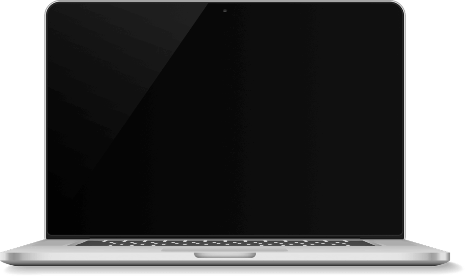 Laptop showing event management platform